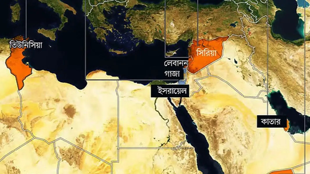 সৌদি আরবের আকাশসীমা ব্যবহার করে কাতারে হামলা চালায় ইসরায়েল